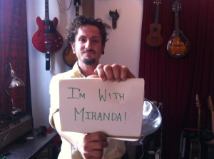 John Butler supports the Observer Tree